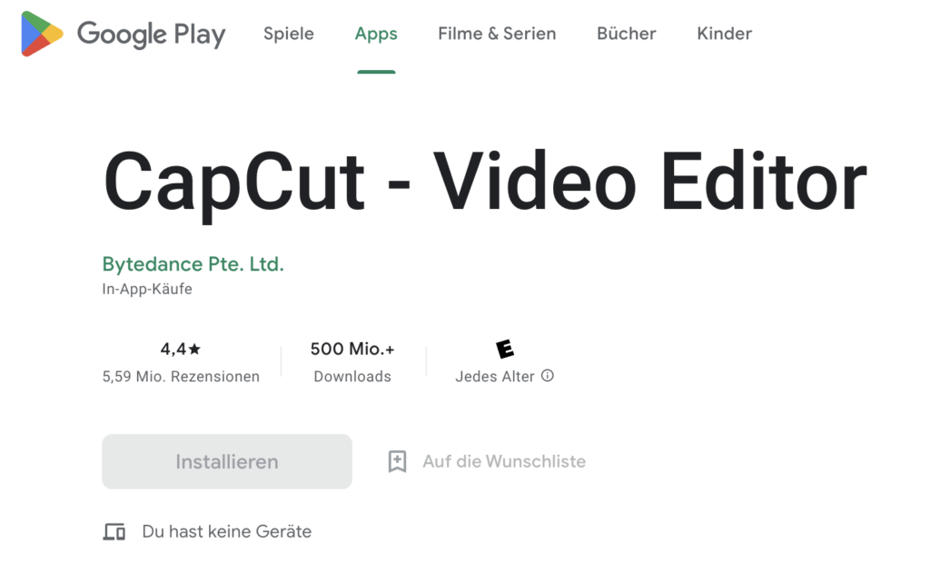 Capcut für PC